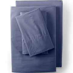 Essential Garment Washed Cotton Percale Bed Sheet Set