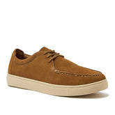 Men's Moc Toe Suede Lace Up Sneakers