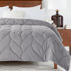 Waverly Cozy Reversible Down Alternative Fleece Comforter