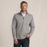 Men's Bedford Rib Casual Quarter Zip Pullover Sweater