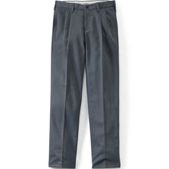 Men's Big and Tall No Iron Traditional Fit Pleated Front Chino Pant