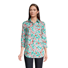 Women's Tall No Iron 3/4 Sleeve Tunic Top