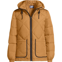Women's Plus Size FeatherFree Insulated Diamond Quilted Jacket