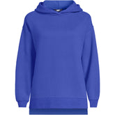 Women's Plus Size Long Sleeve Serious Sweats Hooded Tunic Sweatshirt
