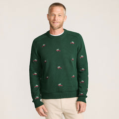 Men's Long Sleeve Drifter Holiday Roads Crewneck Sweater