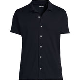 School Uniform Men's Big Supima Short Sleeve Button Front Shirt