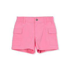 Girls Woven Utility Shorts