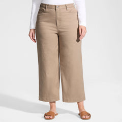 Women's Plus Size Knockabout Chino High Rise 5 Pocket Wide Leg Crop Pants