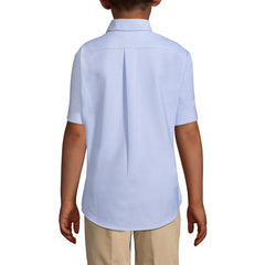 Boys Short Sleeve Oxford Dress Shirt