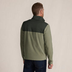Men's Tall Anyweather RainDefense Fleece Mixed Media Quarter Zip Pullover