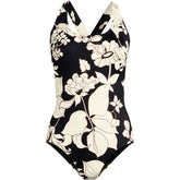 Women's Long Torso Tugless X-Back One Piece Swimsuit