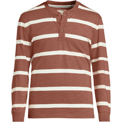 Men's Long Sleeve Slub Henley