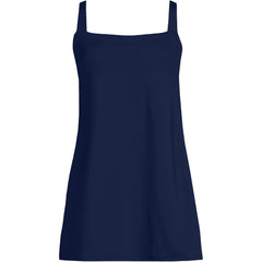 Women's Long Torso LE x T and T The Tiffany Square Neck Swim Dress