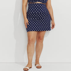 Women's Plus Size Tummy Control Ultra High Waisted Modest Swim Skirt Swim Bottoms