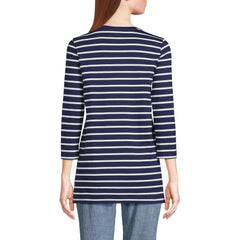 Women's Tall 3/4 Sleeve Cotton Supima Tunic