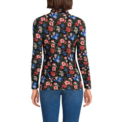 Petite Lightweight Jersey Long Sleeve Turtleneck