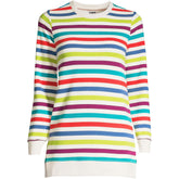 Women's Petite Serious Sweats Crewneck Long Sleeve Sweatshirt Tunic