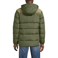 Men's Corduroy Max 600 Down Puffer Hooded Jacket