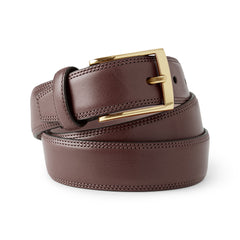 Men's Big Classic Leather Chino Belt