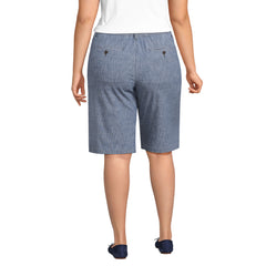 Women's Plus Size Classic 12" Chambray Shorts