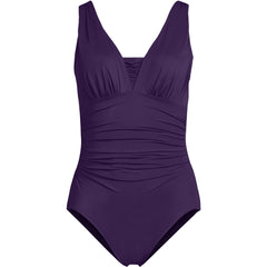 Women's Petite New SlenderSuit Grecian Adjustable Low Leg One Piece