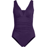 Women's Plus Size Long Torso New SlenderSuit Grecian Adjustable Low Leg One Piece