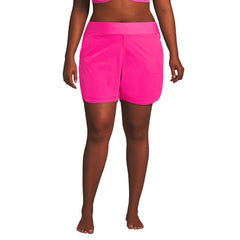 Women's Plus Size SunShade UPF 50 5" Board Shorts with Panty
