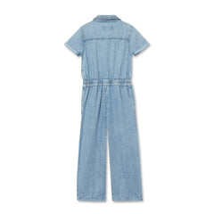 Girls Lightweight Denim Jumpsuit
