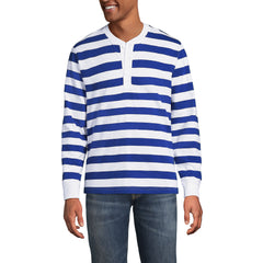 Men's Long Sleeve Slub Henley