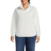 Women's Plus Size Luxe Fleece Quarter Zip