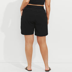 Women's Plus Size Sunshade UPF 50 9" Board Shorts with Panty