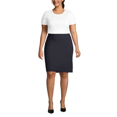 School Uniform Women's Plus Size Washable Wool Skirt