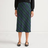 Women's Brushed Flannel Midi Column Skirt