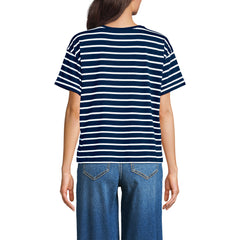 Women's Oversized Supima Short Sleeve Crew Neck T-Shirt