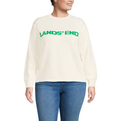 Women's Plus Size Drifter Jacquard Crew Neck Sweater