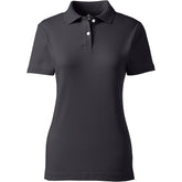 Women's Short Sleeve Feminine Fit Interlock Polo Shirt