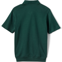 School Uniform Kids Short Sleeve Banded Bottom Polo Shirt
