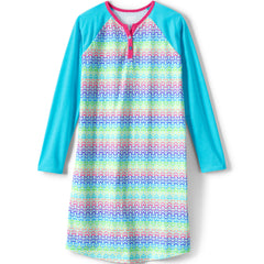 Girls Long Sleeve Jersey Nightgown