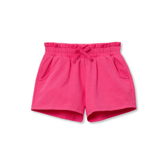 Girls French Terry Paper Bag Shorts