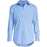 Men's Tailored Fit Straight Collar Patterned Broadcloth Shirt