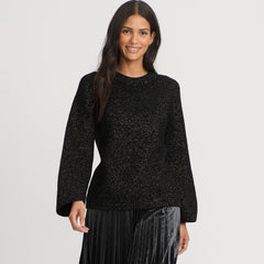 Women's Blend Bow Back Sweater