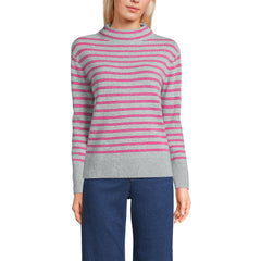 Women's Cashmere Funnel Neck Sweater
