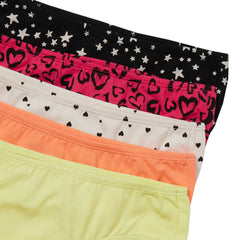 Girls Hipster Underwear Panties 5 Pack