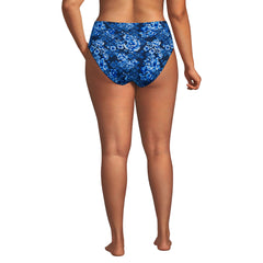 Women's Plus Size Seamed High Waisted Bikini Bottoms