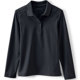 Girls Long Sleeve Feminine Fit Rapid Dry Polo Shirt