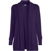 School Uniform Women's Plus Size Cotton Modal Shawl Collar Cardigan Sweater