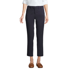 Women's Regular Mid Rise Chino Crop Pants