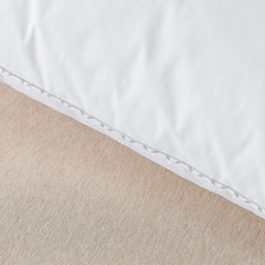 Waverly Antimicrobial 233 Thread Count Cotton White Duck Down and Feather Bed Pillow