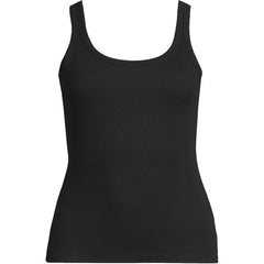 Women's Plus Size Micro Rib Go-To Layering Tank
