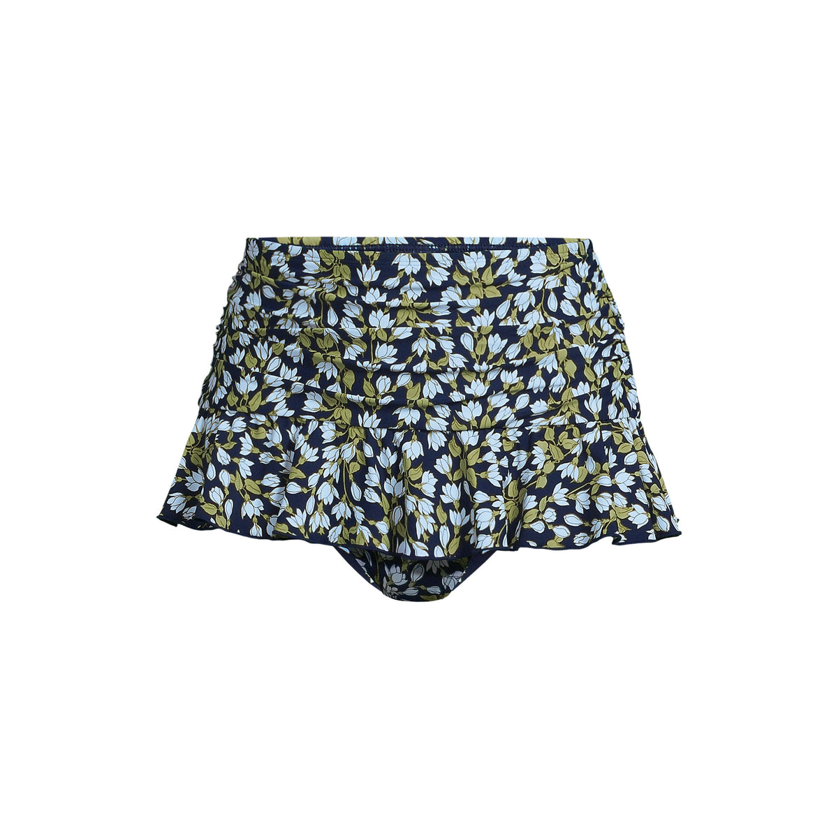 Women's Ruffle Midwaist Skirted Bikini Bottoms